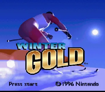 Winter Gold (Europe) screen shot title